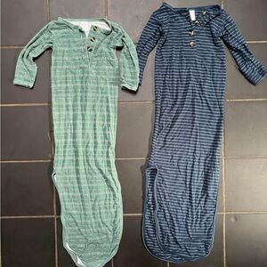 Lou Lou newborn tie gowns